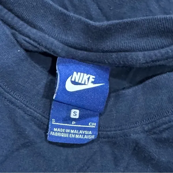 Nike Navy Blue Club Long Sleeve Shirt Women’s Small - Image 2
