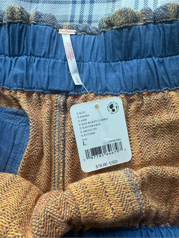 NWT! Free People Solar Flare Baja Striped Shorts - Image 5