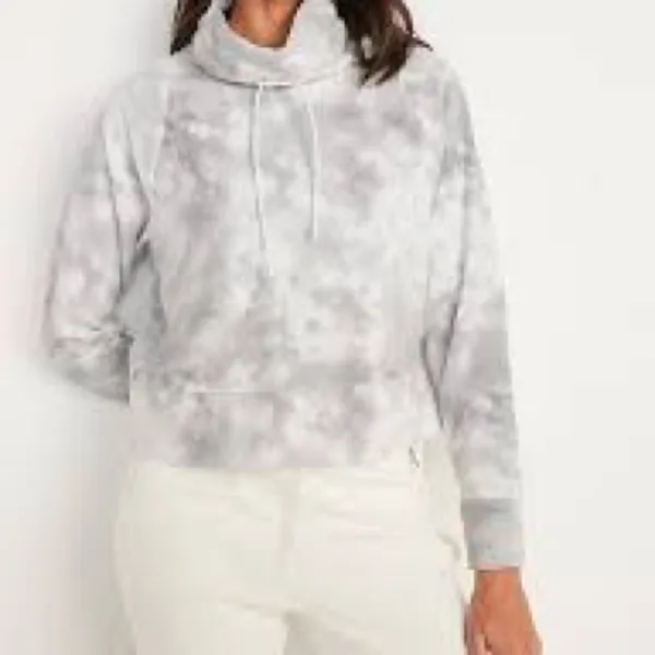 Old Navy microfleece funnel neck cropped XL sweatshirt - Image 2