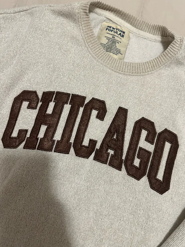Chicago Sweatshirt Gray Size XL - Image 2
