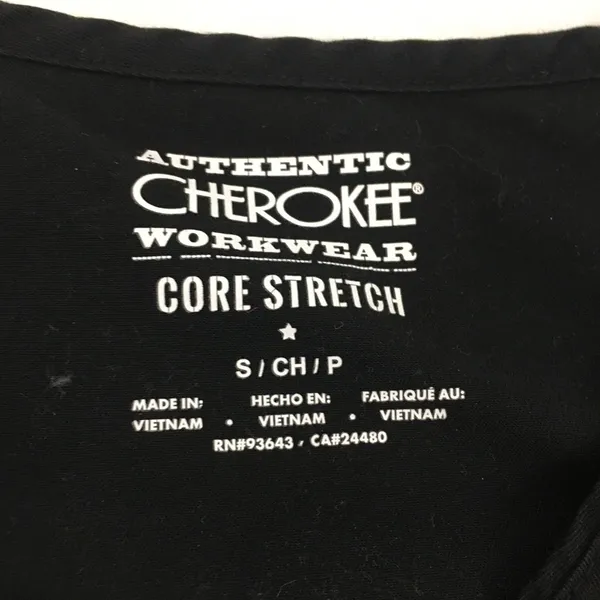 Cherokee Core Stretch Scrub Top S - Image 6