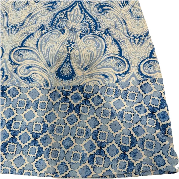 J‎ McLaughlin Blue Catalina Cloth Sleeveless A Line Dress Size MEDIUM - Image 5
