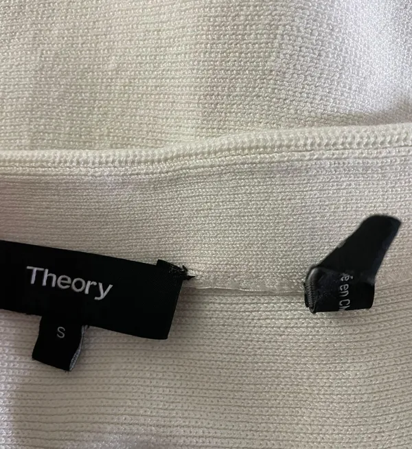 Theory Doreen Prosecco Mini Skirt - Image 4