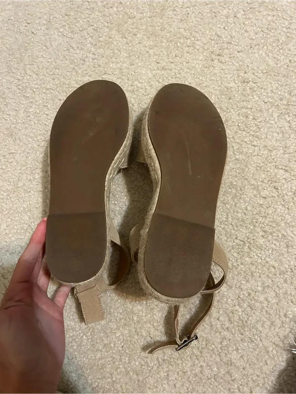 Steve Madden Beige Espadrille Platform Sandals - Tan - Image 6