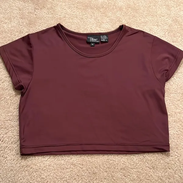 Vintage Boutique Europa brown crop top Size medium - Image 3