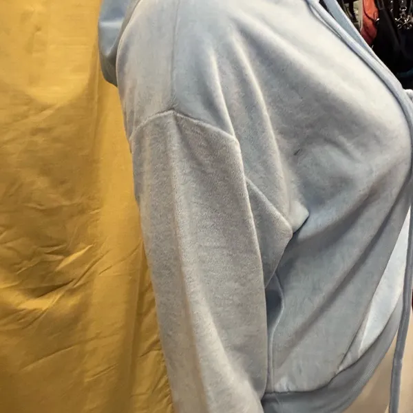 Sky Blue Women's‎ Hoodie Size L - Image 8