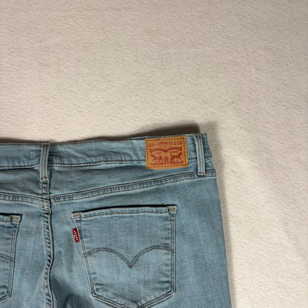 Levi's 311 Shaping Skinny Jeans Women's 34 Light Wash Stretch Denim Minimalist - Image 9