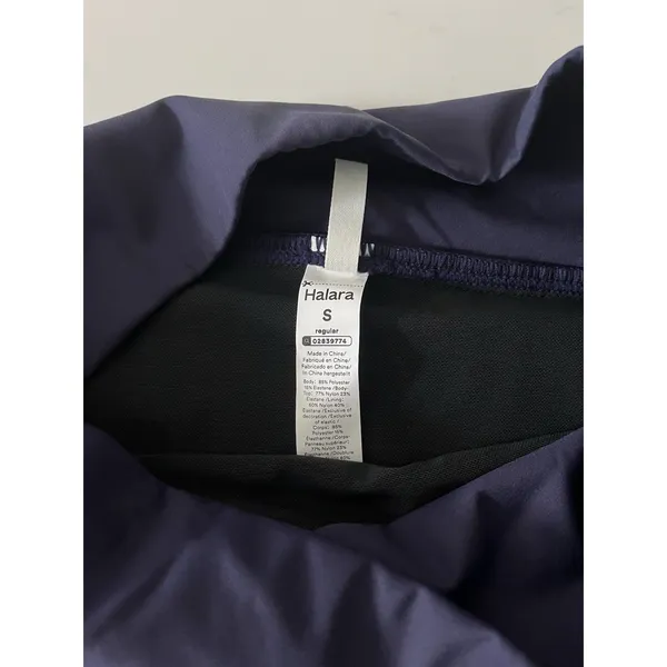 NWT Halara Breezeful Maxi Skirt Size S Navy Blue High Waisted 2-in-1 Quick Dry - Image 5