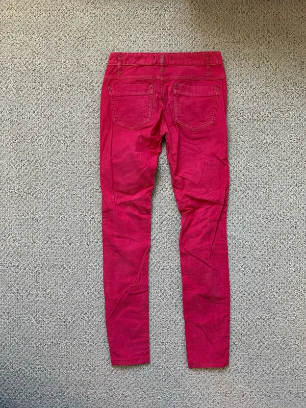 Free People Corduroy Pants W 26 Straight Pink - Image 2