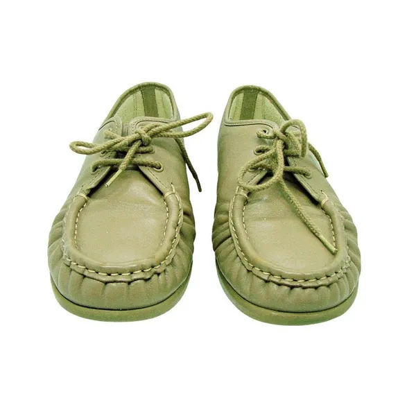 SAS Genuine Handsewn Siesta Tan Oxfords Lace Up Moccasin Toe USA Women's 10.5 - Image 2