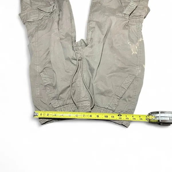 Garage Cargo Jogger Pant Size XS Taupe Khaki Utility Performance Bleach Stained - Image 7