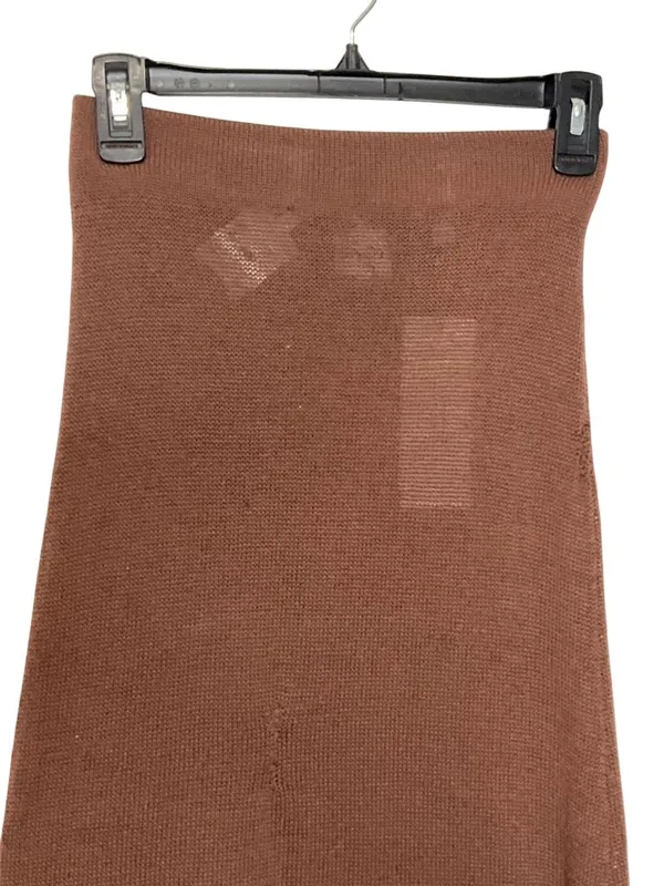 SNDYS Cali Maxi Skirt in Chocolate Brown X-Small New Womens Knit Bottoms - Image 8