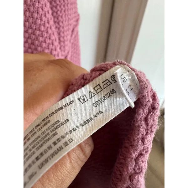 Free People FP Beach mauve‎ Hailee sweater size medium - Image 5