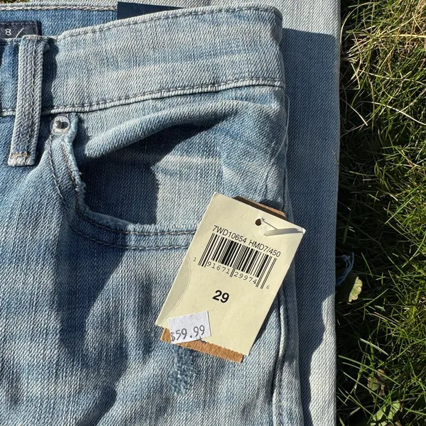 Lucky Brand Light Wash Patchwork Bridgette Skinny Jeans - Image 3