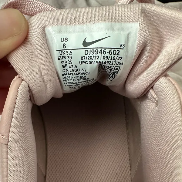 Nike Air Force 1 AF1 sage low particle beige pink Women's Pink Sneakers - Image 3