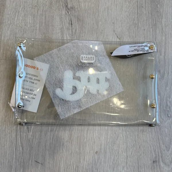 Little‎ Earth Pitt Panthers Clear Stadium Friendly Bag Clutch 9x6 No Strap NEW - Image 4