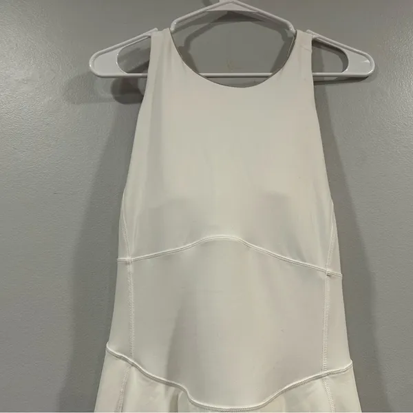 Lululemon Court Crush Tennis Dress in White Sz 12 NEW - Image 5