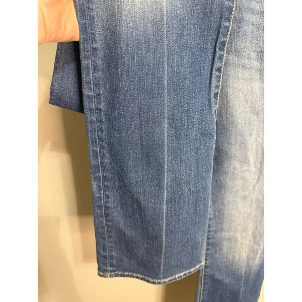 7 For All Mankind Easy Boot Jeans‎ 25 Medium Wash NWT Bootcut Denim Long 34.5 - Image 3