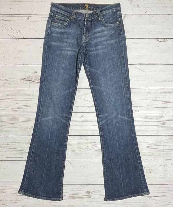 7 for All Mankind Bootcut Jeans Size 27 - Image 2