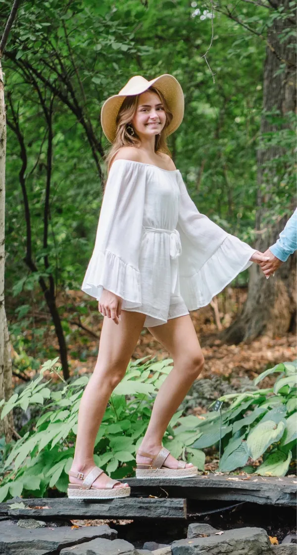 Altar'd State White Romper - Image 3
