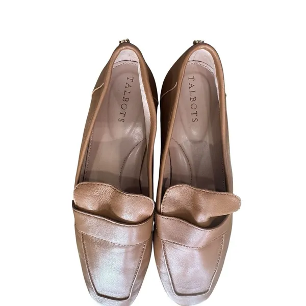 Talbots Audrey Nappa Loafers Womens Size 9 New Leather Comfort Slip On - Image 5