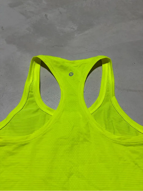 Lululemon swiftly tech Neon Yellow Racerback Tank Top 6 - Image 5