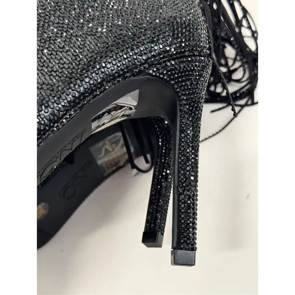 INC Boots Size 5 Black Western‎ Ankle Booties Pointed Toe Evening Shoes NEW - Image 10