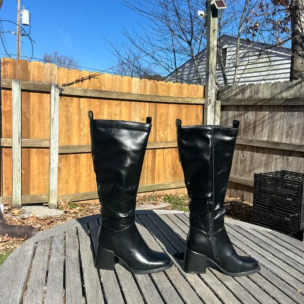 Olivia‎ Miller Solar Women's Thigh High Boots black size 7.5 spring alternative - Image 2