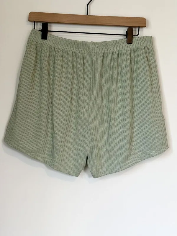 NWT Cupshe Mint Jersey Cami & Shorts Pajama Set - Size: Extra Large - Image 7