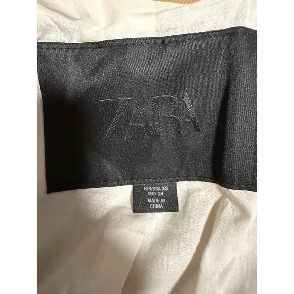 Zara Structured Short Trench Coat ZW Collection Avant‎ Garde Japanese Normcore - Image 5