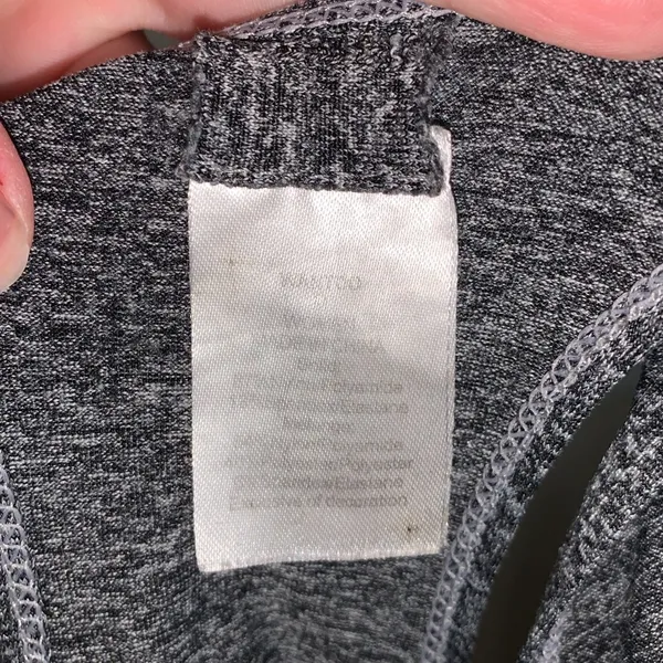 Old Navy Woman’s Medium Green Black Racerback Padded Sports Bra - Image 4