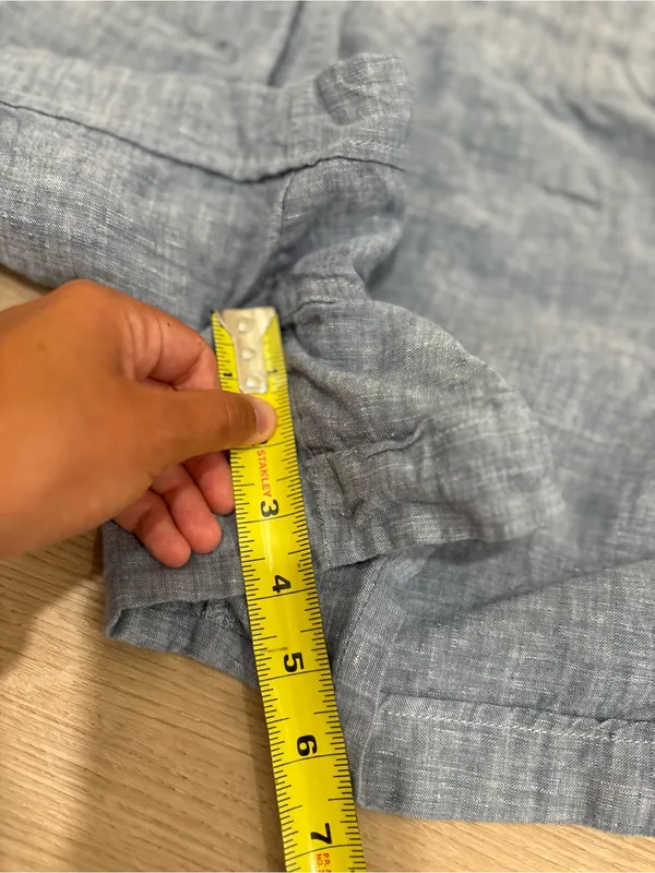 Athleta Cabo Linen Shorts Size 8 4” - Image 6