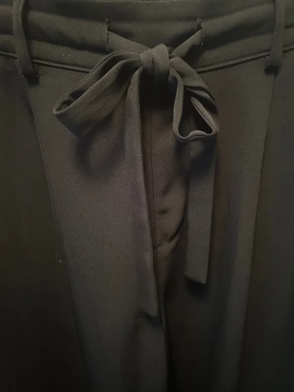 A new day tie waist crepe trousers - Image 4