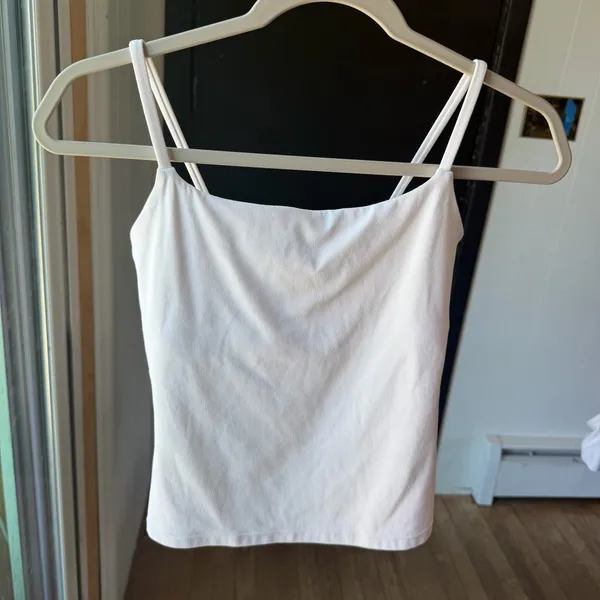 Oner Active SoftMotion Strappy Tank Built-In Bra White Size S - Image 7