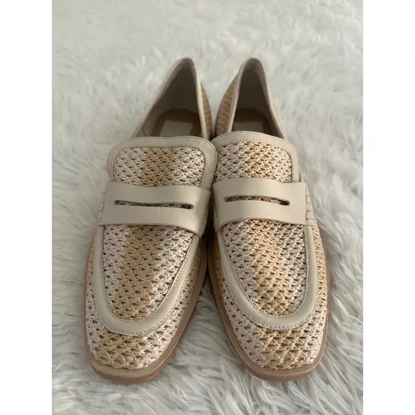 Dolce Vita Halley Women's Raffia Loafer Shoes‎ sz 9 - Image 2