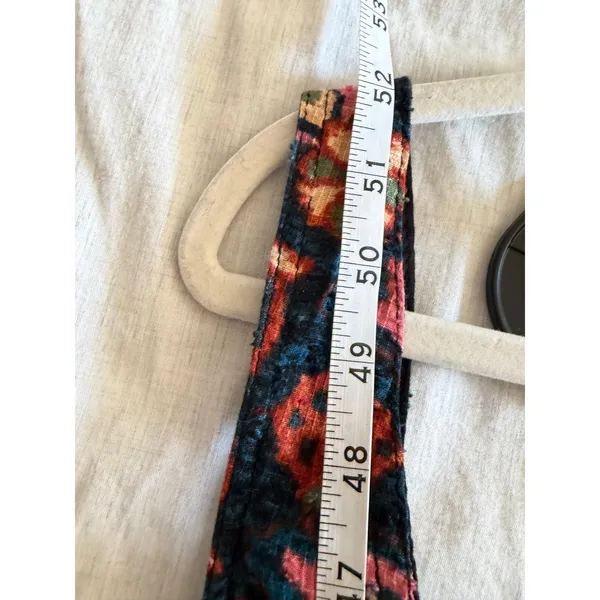 Anthropologie Midi Dress Womens XS Square Neck Tapestry Tiered Ruffle - Image 10