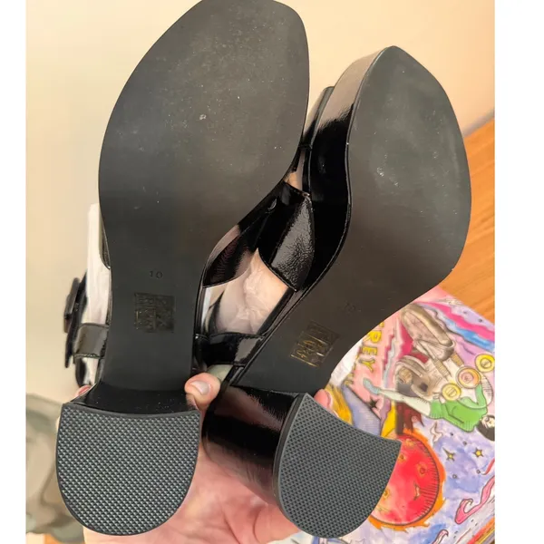 Jeffery Campbell Women's Amma Platform Block Heel Sandals size 10 - Image 7