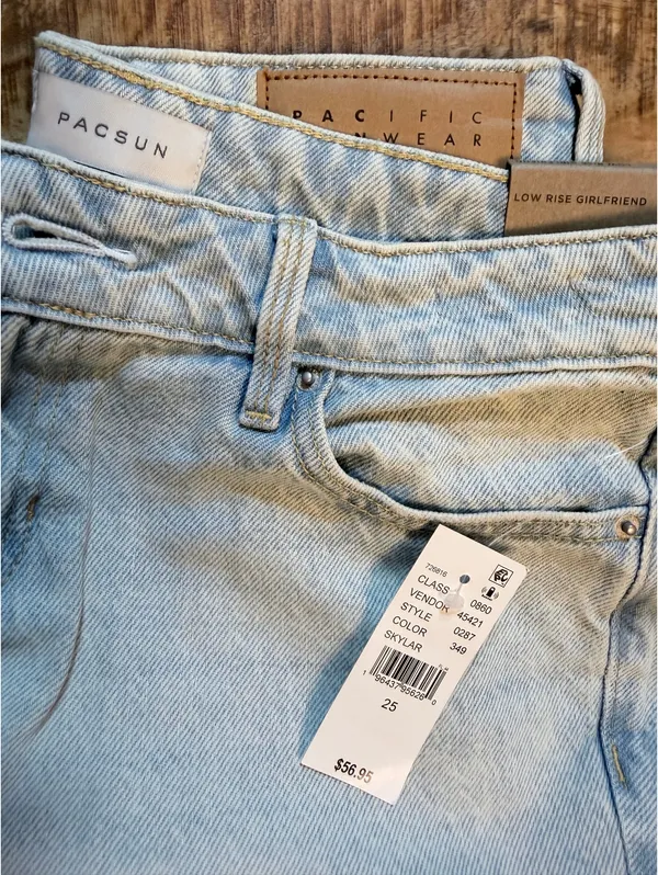 PacSun Jeans Low-Rise Wide-Leg Girlfriend 25 - Image 2