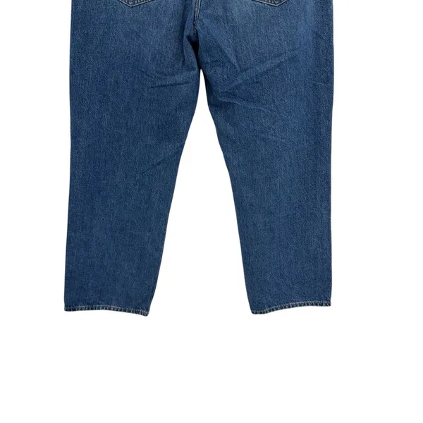Madewell Low Slung Straight Jeans Palmina Medium Wash Button Fly Size 30‎ - Image 11