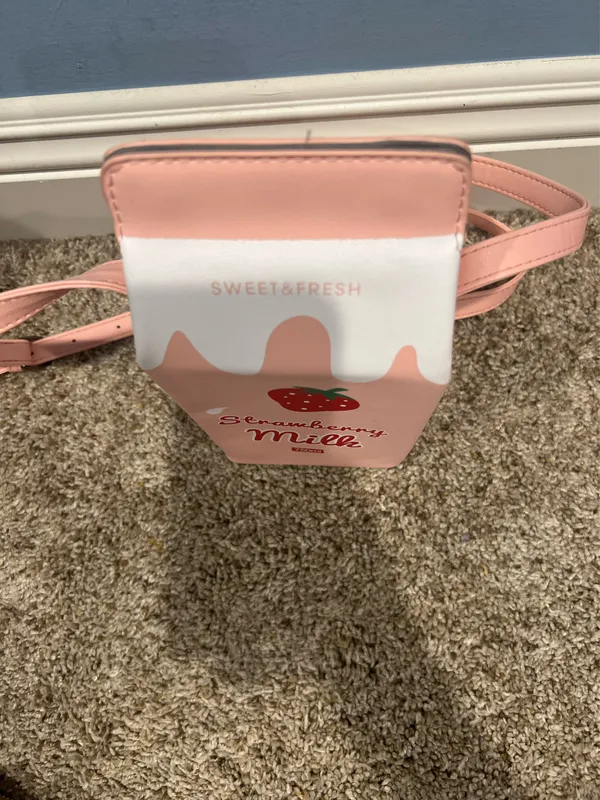 Strawberry Milk crossbody purse - Image 7
