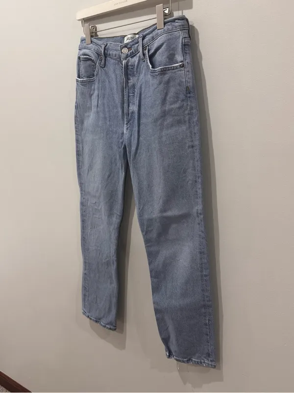 Agolde Sz 28 Riley Straight Crop Jeans Vtg Feel - Image 2