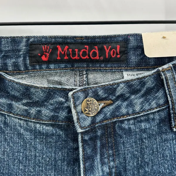 Mudd‎ Y2K Deadstock Flared Bootcut Jeans Medium Wash Denim Size  11 - Image 4