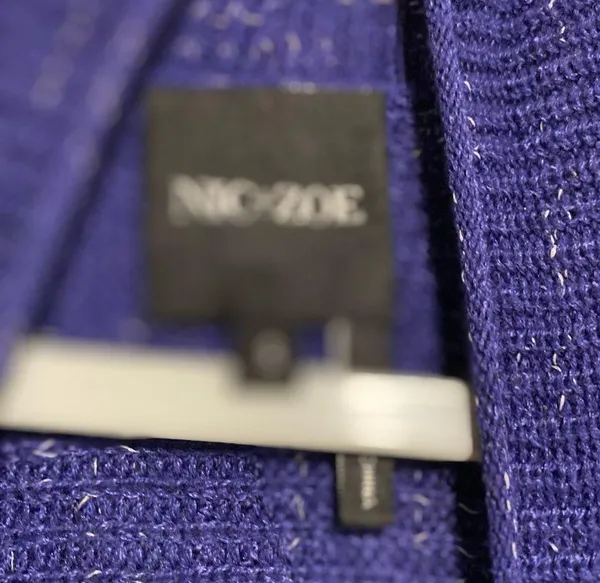 New Nic + Zoe Cardigan Size Small - Image 4