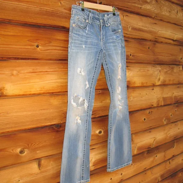 Miss Me Distressed Boot Cut Jeans - Image 4