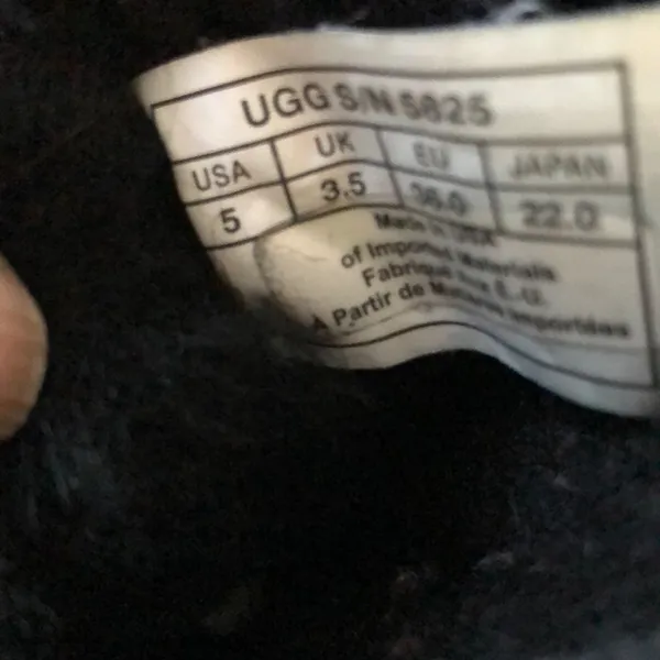 UGG black suede short boots size 5 - Image 6