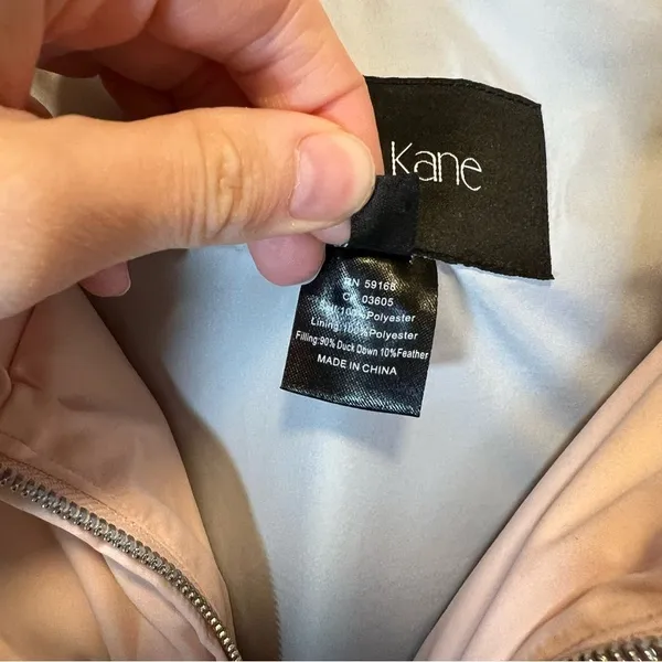 Karen Kane Women’s‎ Pale Pink Puffer Coat Small - Image 4