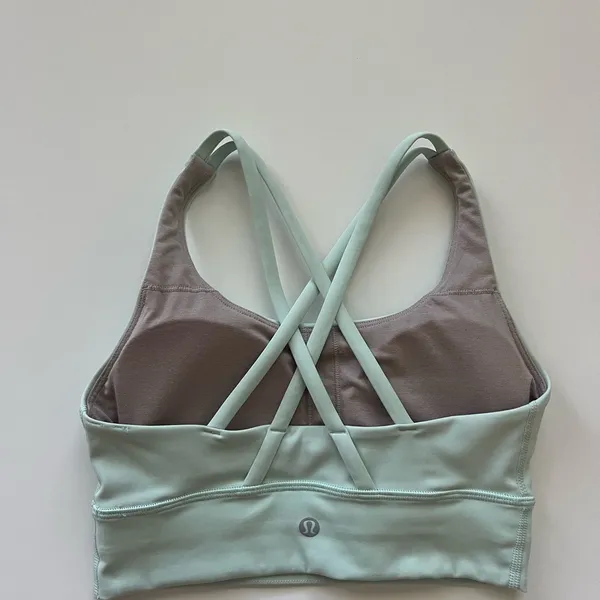 lululemon Energy Longline Bra in Hazy Jade -Size 4 - Image 2