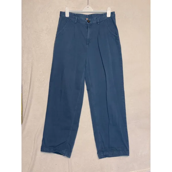 Free People Cya Later Skate Trouser coastal Blue Pleated Baggy Slouchy Pants 12 - Image 2