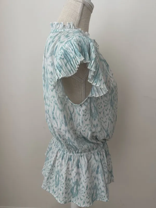 Voy Blouse Blue - Image 4