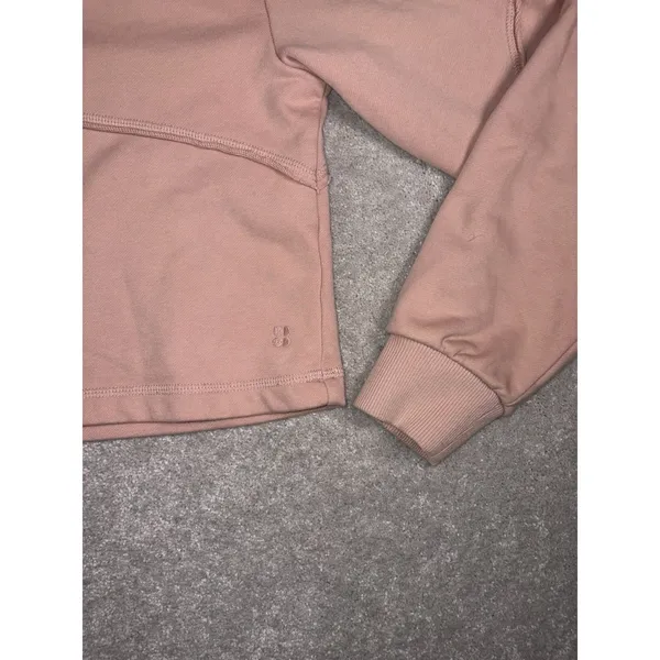 sweaty betty Sand Wash Half Zip Crop Sweatshirt Size 4 - Image 3